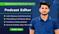 do podcast video editing, mixing, and audio editing professionally