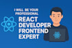 be your professional react developer and frontend expert