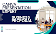 design modern business proposal slides in canva