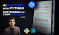 build custom ai chatbot using python, llm and langchain