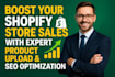 speed optimize nd fix shopify store errors for faster load time and higher sale