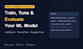 build, train and evaluate machine learning models and fine tune llm