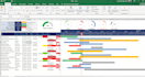 create a professional and automated gantt chart in excel