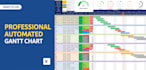 create an automated excel gantt chart and project timeline