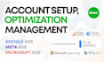 setup, optimize and manage google ads, meta ads and bing ads PPC campaigns