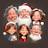 draw christmas cartoon caricature