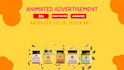 make a minimalist animation advertisement for social media
