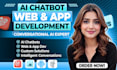 develop chatgpt ai mobile app, ai websites, ai software, saas apps, ai chatbot