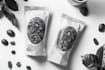o coffee bag, label, pouch and packaging design