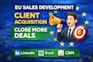 do client outreach and business development strategy for europe b2b