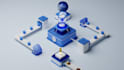 create modern 3d isometric website cover videos