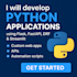 create custom python scripts web apps and apis with flask fastapi and drf