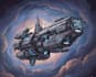 drawing a sci fi spaceship art