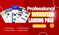 build a responsive HTML tailwind business website landing page