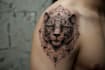 unique custom linework tattoo design minimalist, fine line