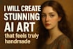 design unique ai art that looks real and personal
