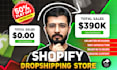 build pro shopify website, shopify store and dropshipping website