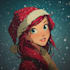 draw christmas cartoon caricature