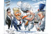 make a political cartoon art