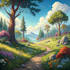 create 2d environment and game background for you