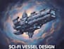 design a sci fi spaceship models