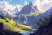 draw your fantasy landscape