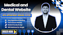 design a high converting dentist and medical website with smart booking system