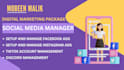 be your social media marketing manager and content creator