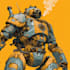 draw amazing character mecha robot illustration