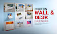 design premium custom wall and desk calendars printable and digital