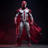 create a superhero illustration with bold colors