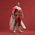illustrate a strong and powerful superhero character