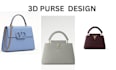 create 3d model of bags, backpack, purses, wallet in clo3d and realistic render