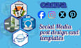 do unique social media post and graphic design create  on canva