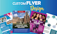 design high quality flyers, brochures and pamphlets