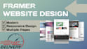 set up framer cms, provide design consultation, and develop full framer website
