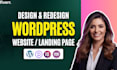 build high converting wordpress landing page, sales page, one page website