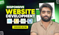 develop a responsive website using reactjs