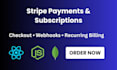 integrate stripe payments and subscriptions in your web app