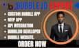 do bubble io saas mvp app bubble developer ai template stripe bugfix crm