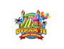 create high quality and beautiful bounce house logo design