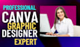 do create graphic design with canva