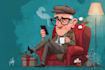 draw christmas cartoon caricature
