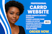 redesign carrd website design wix website design carrd landing page carrd setup
