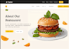 design a modern resturant webiste UI in figma