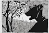 create a linocut illustration
