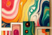 design custom boho digital wall art