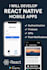 develop react native mobile app for ios and android