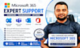 configure and support microsoft office 365,teams, exchange,outlook issues