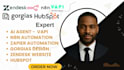 create advanced automation with ai agents,zapier, and n8n setup hubspot, zendesk